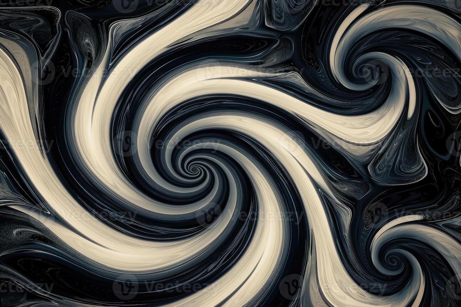 Abstract swirl background with black and white swirls photo
