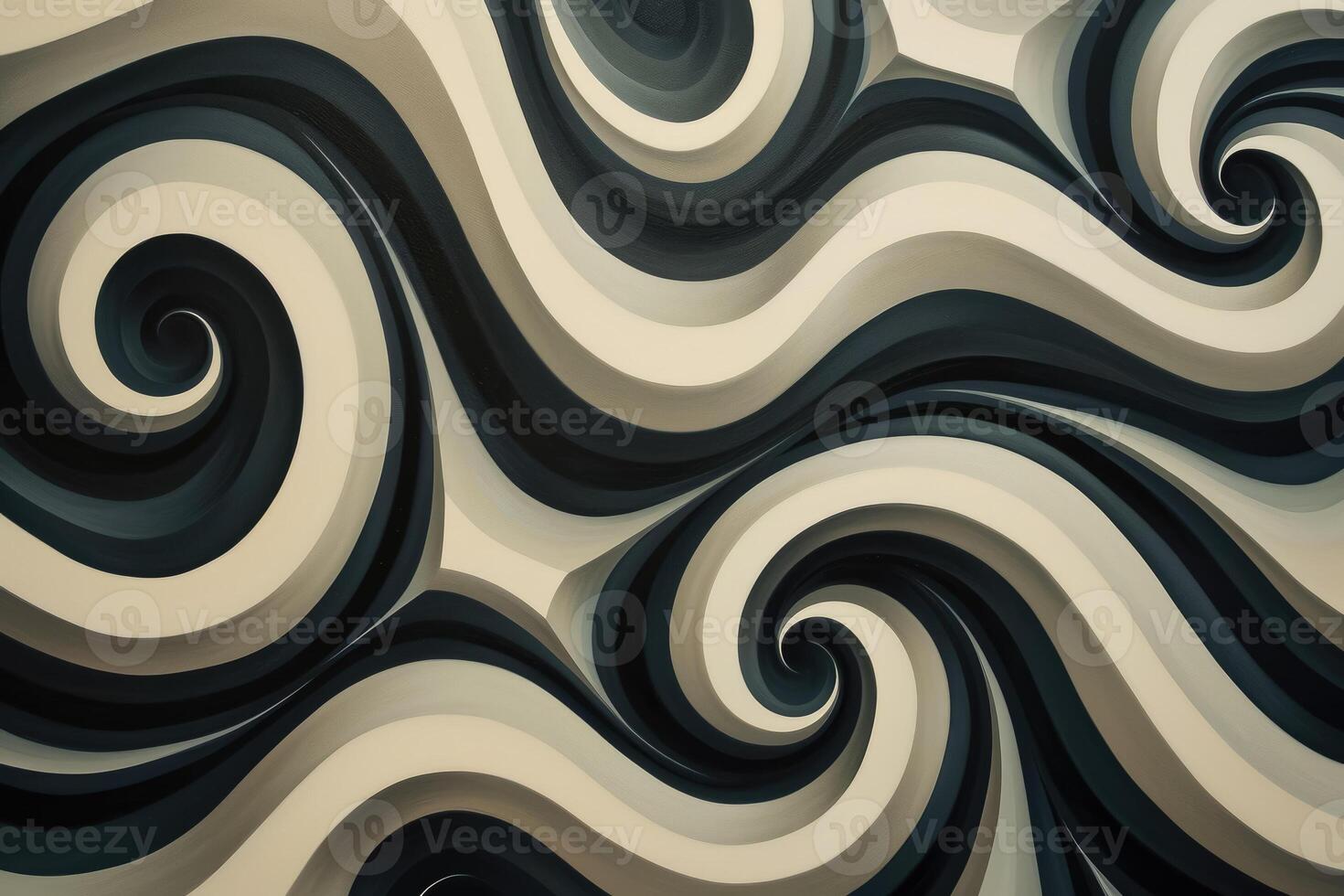 Abstract background with swirls in black and white photo