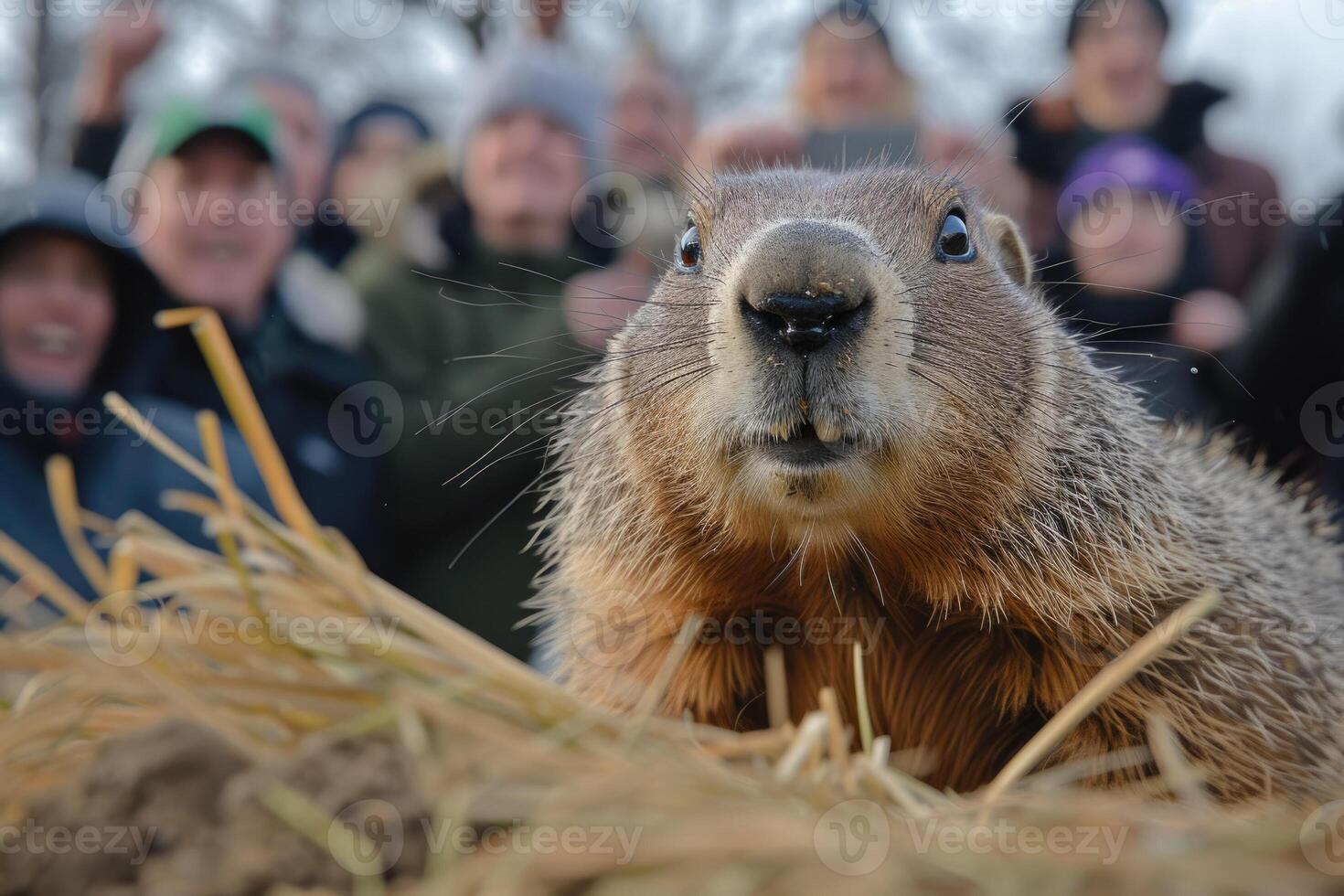 Groundhog day is coming up on february 2, and the groundhog is predicting an photo