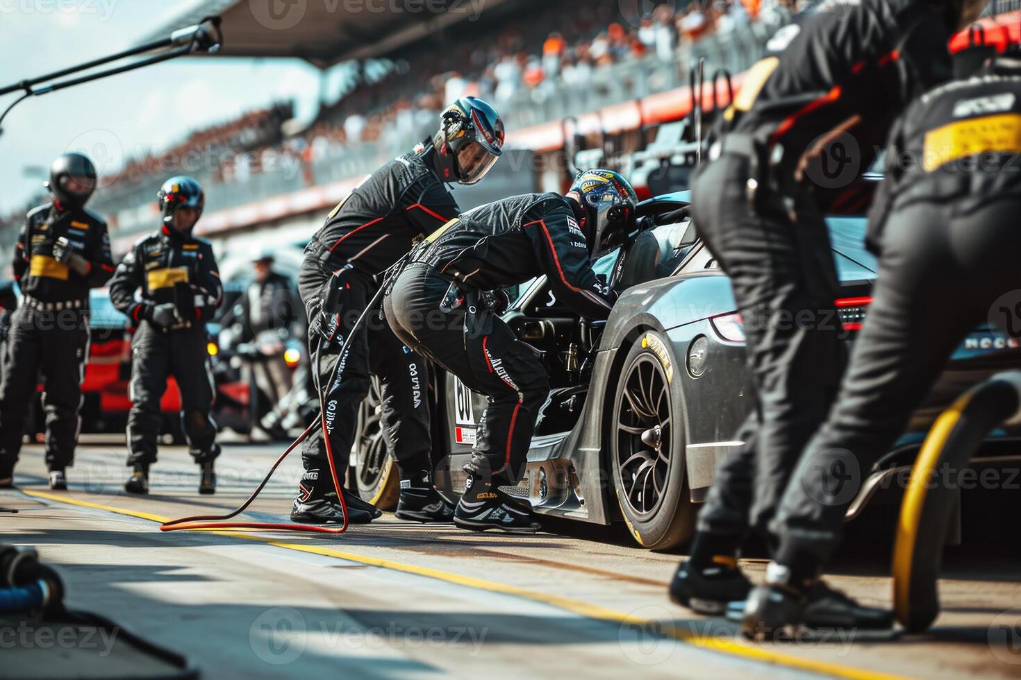 Porsche 911 gt3 rs at the 24 hours of le mans photo