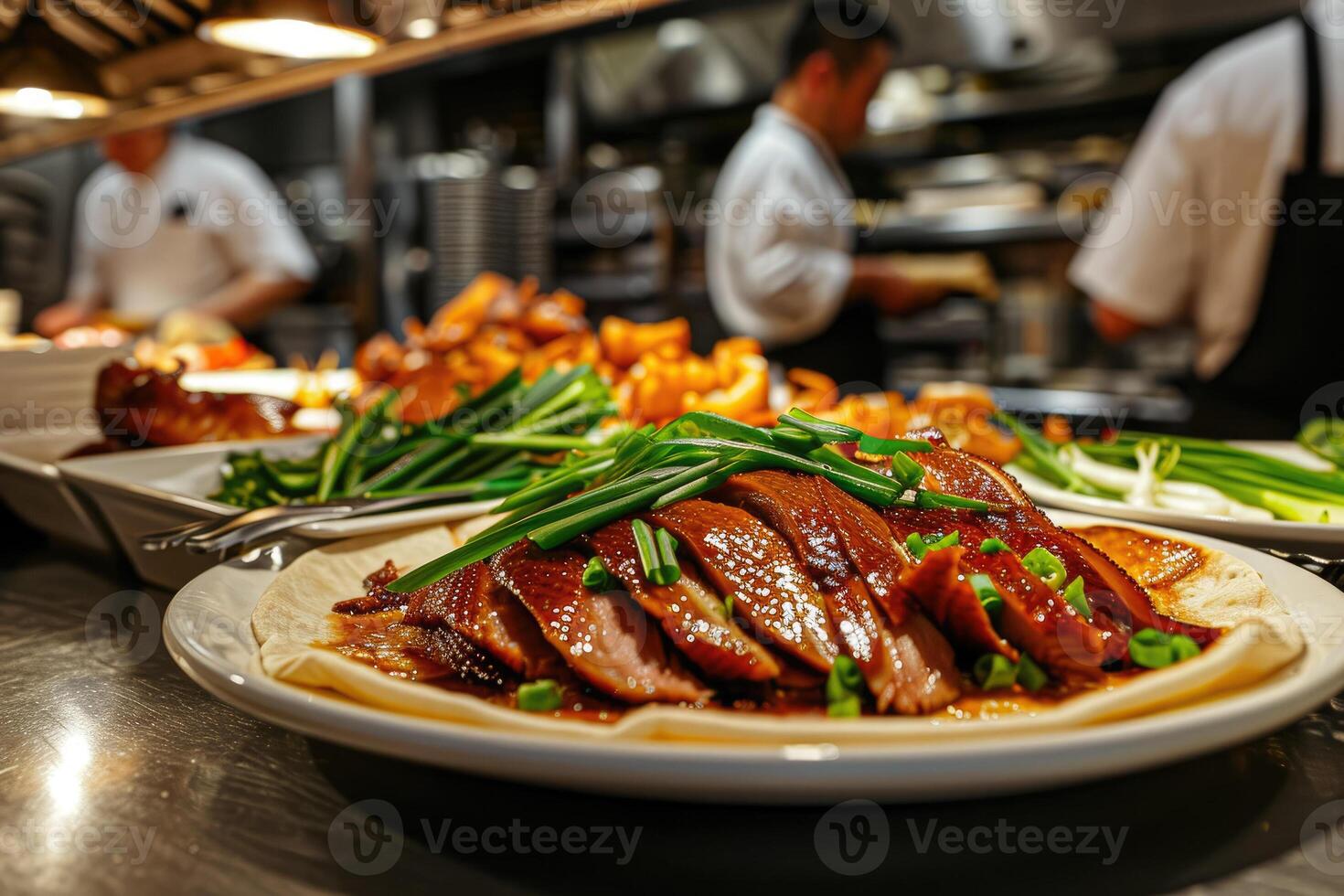 A large plate of food photo
