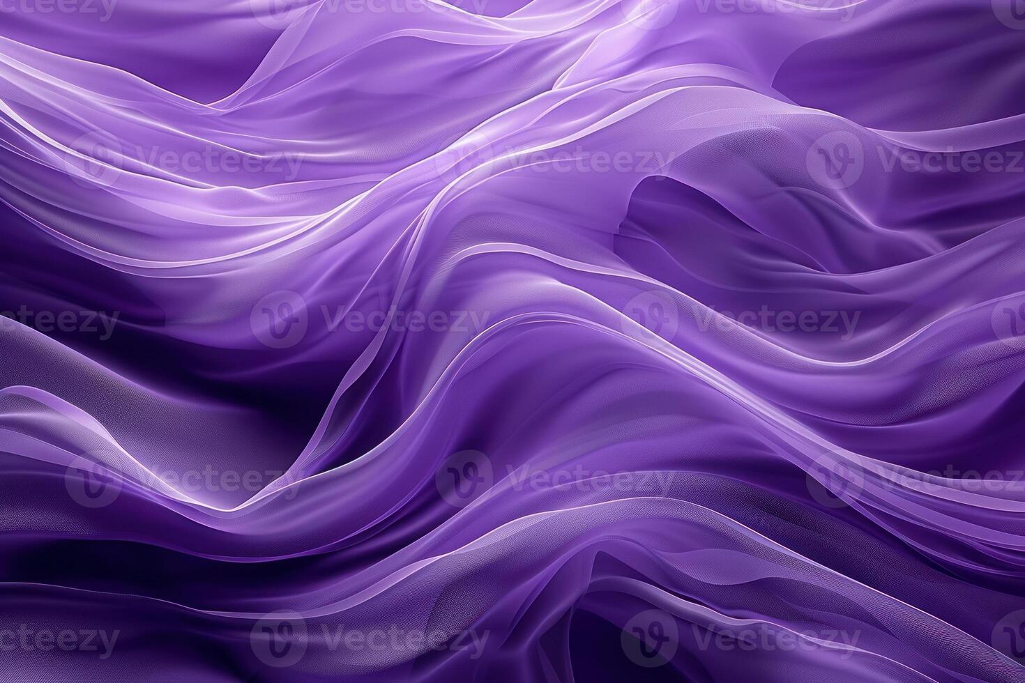 A purple background with waves of fabric photo