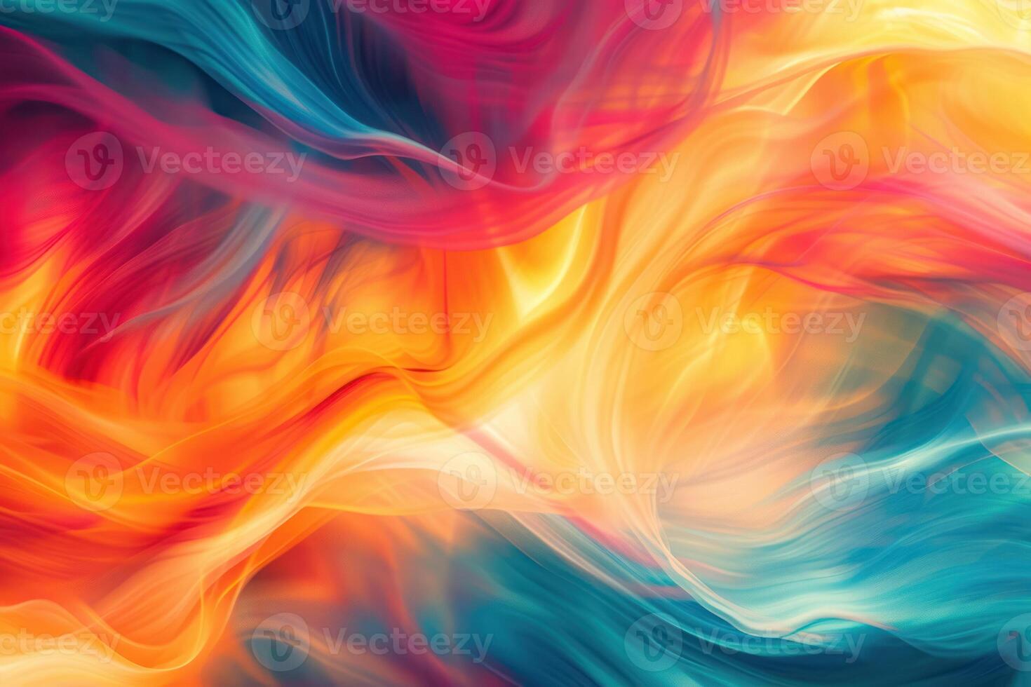 Colorful abstract background with swirls photo
