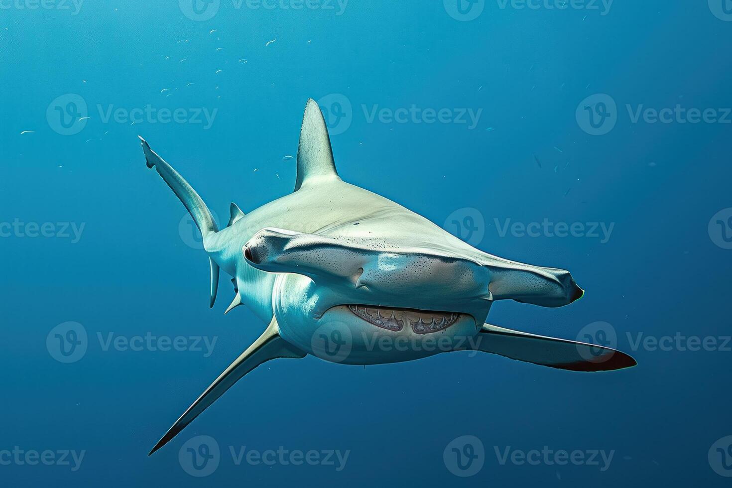 A shark with a smile on its face photo