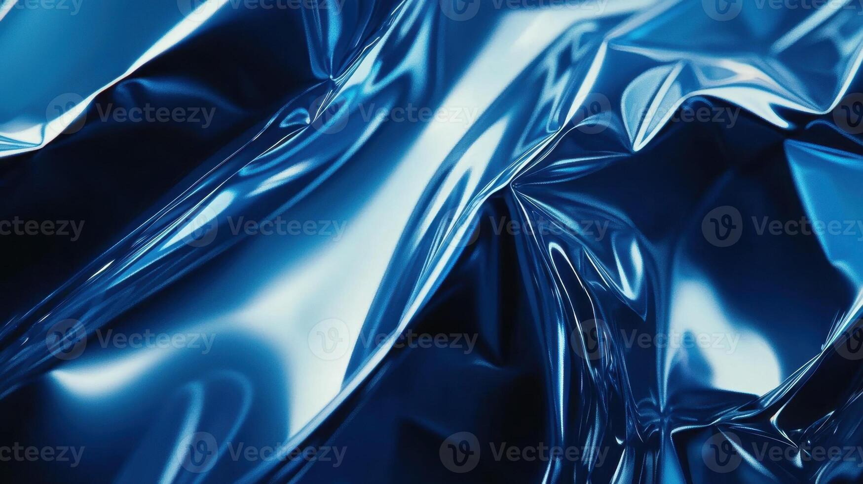 A close up of a blue fabric photo