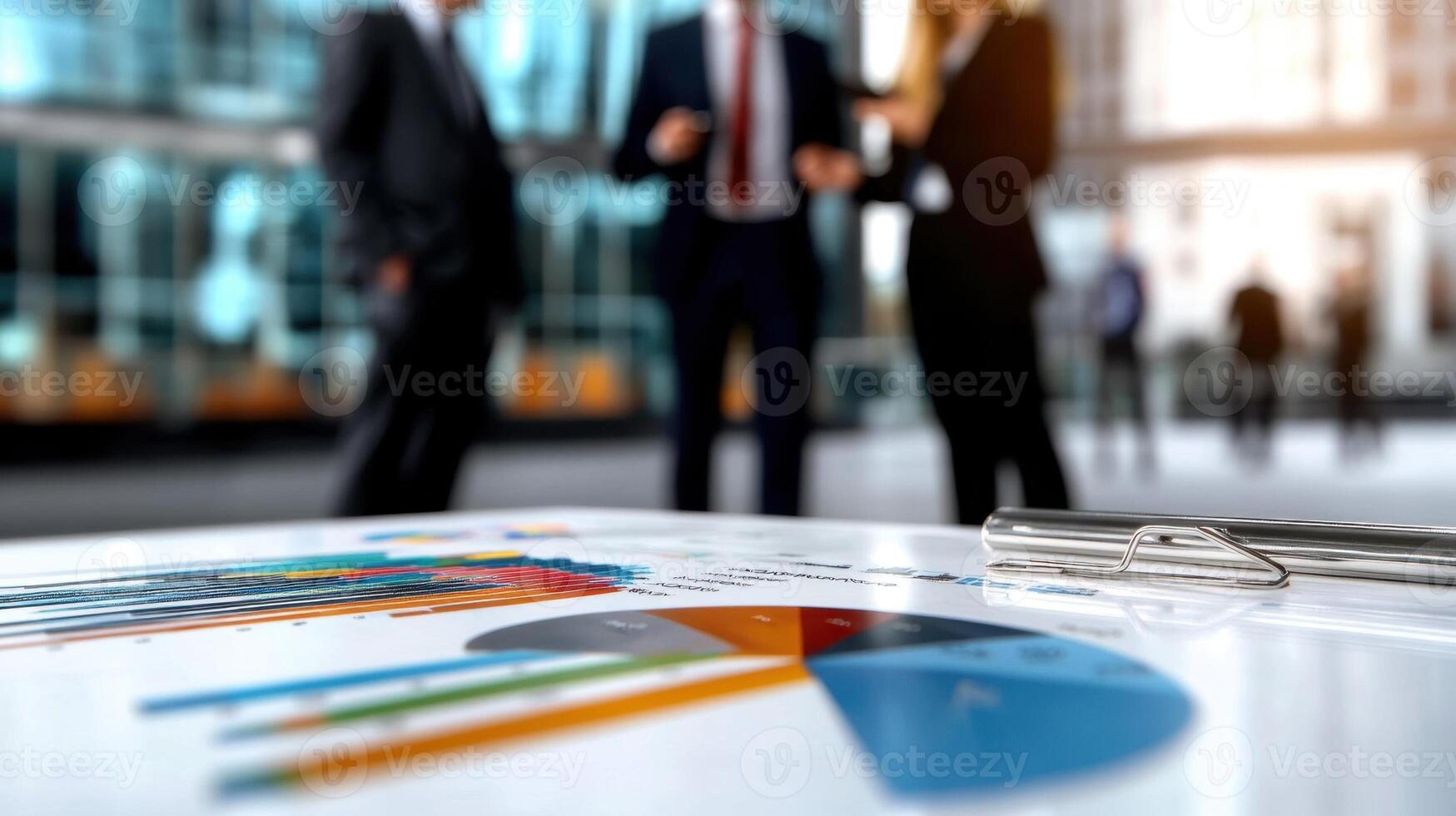 The chart is colorful and has different sections photo