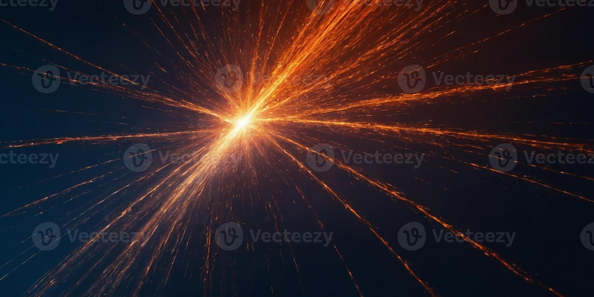 Bright sparks radiate in a dark environment creating a dynamic visual effect during a celebration photo