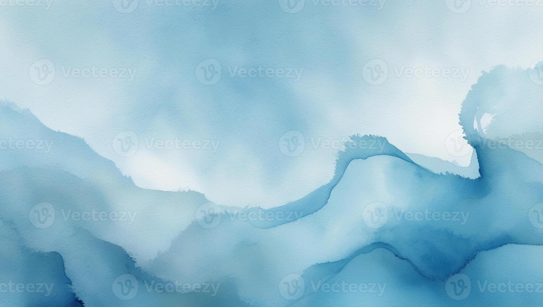 Soft blue abstract waves create a calming and serene atmosphere in artistic design photo