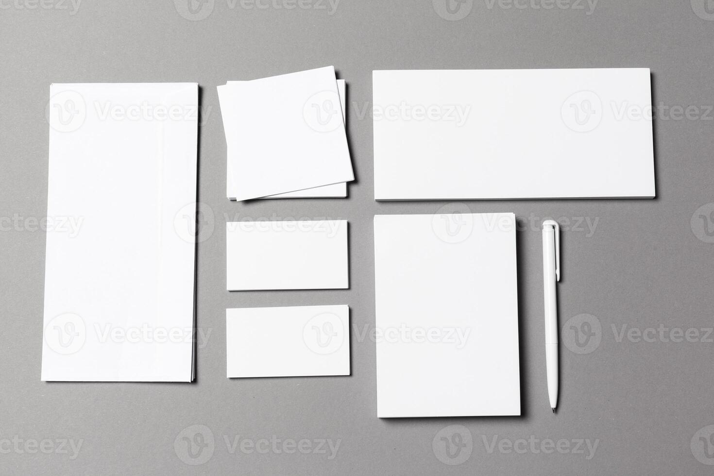 Mock up on grey background photo