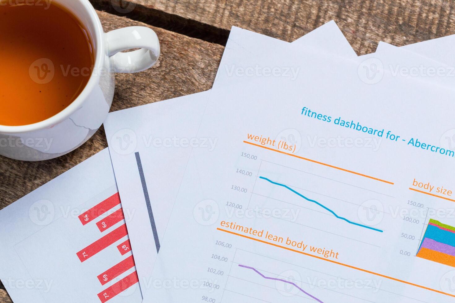 Business Line graph photo