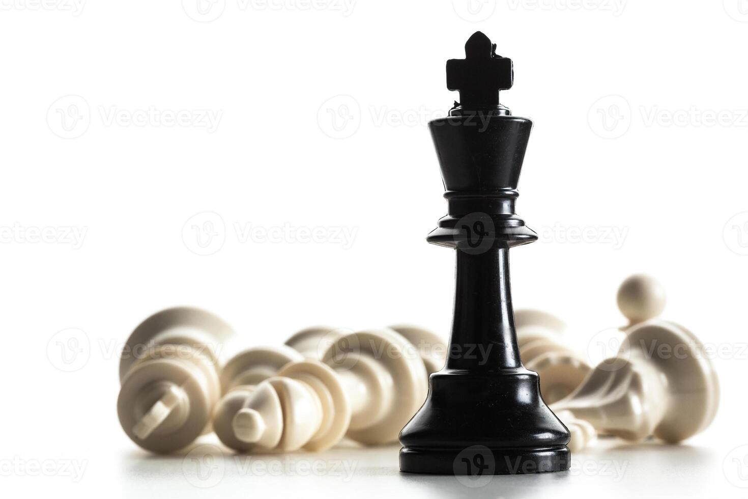 Chess figure isolated on the white background photo