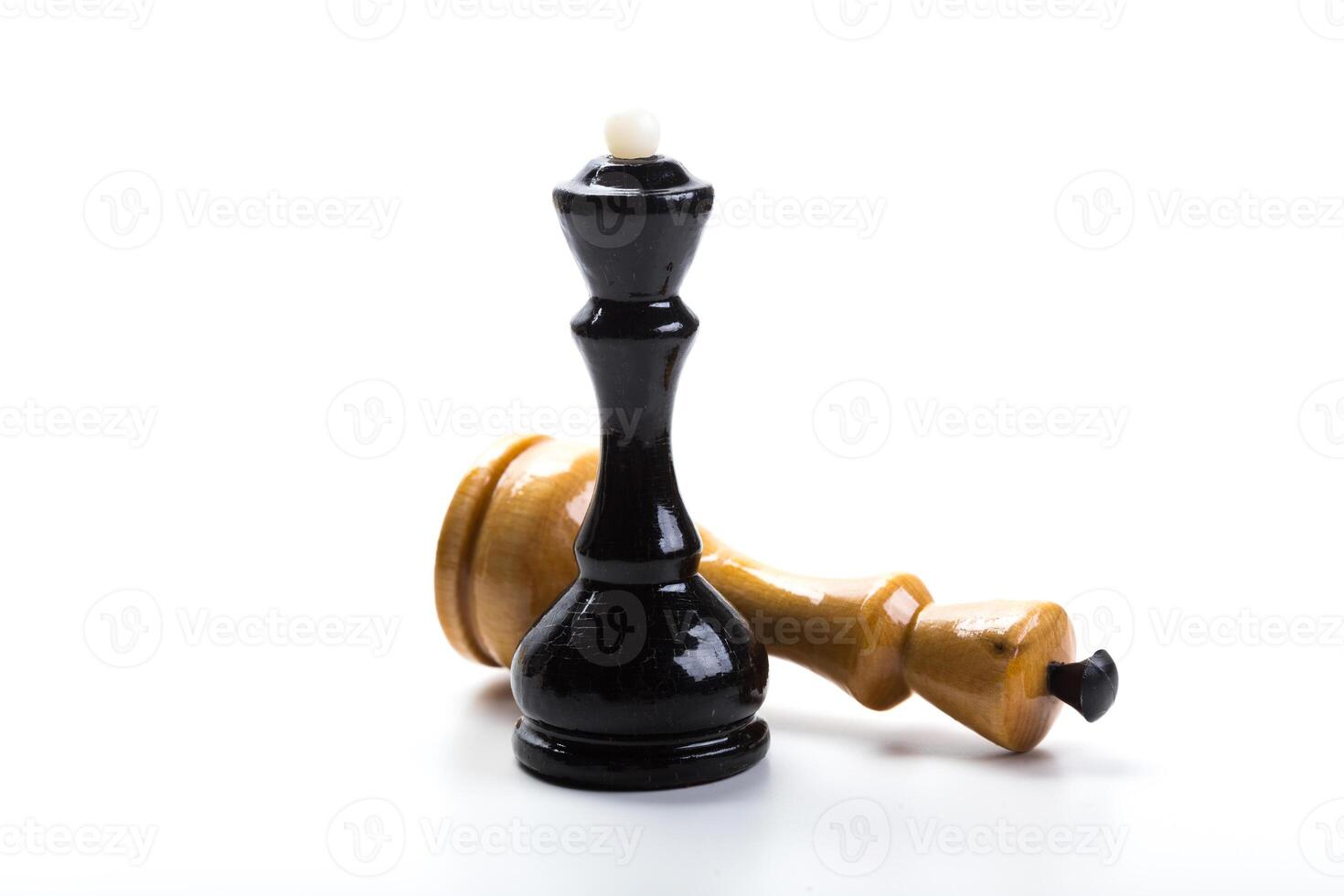 Chess isolated on white background photo