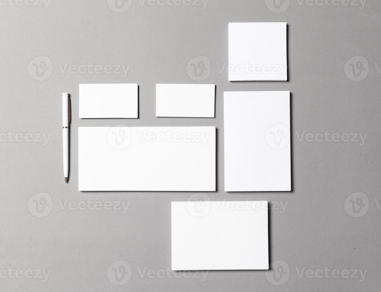 Mock up on grey background photo