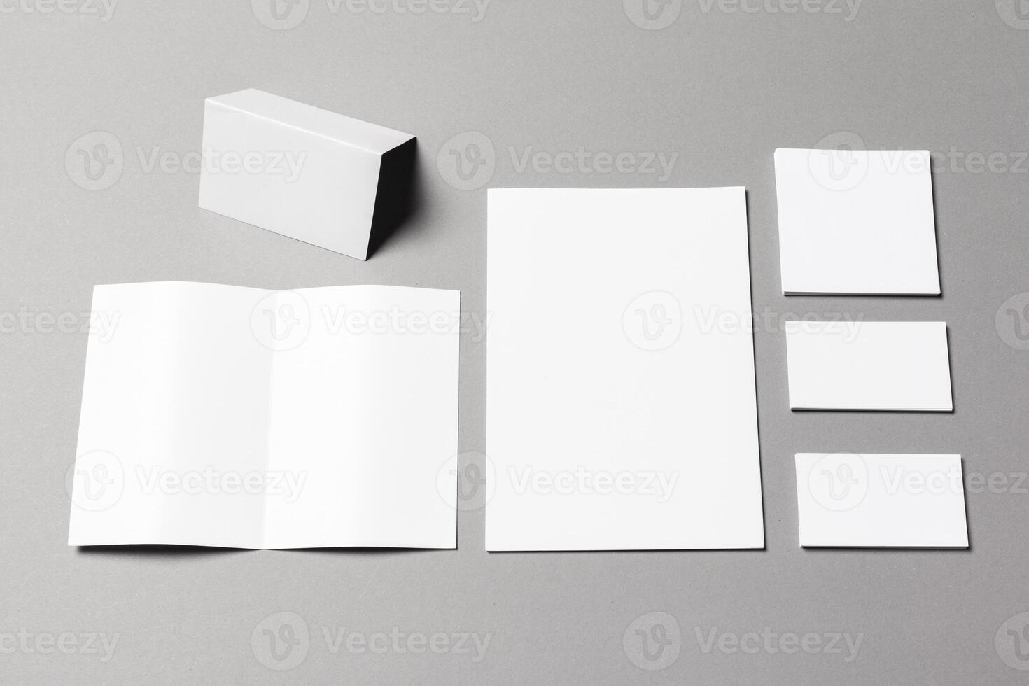 Mock up on grey background photo
