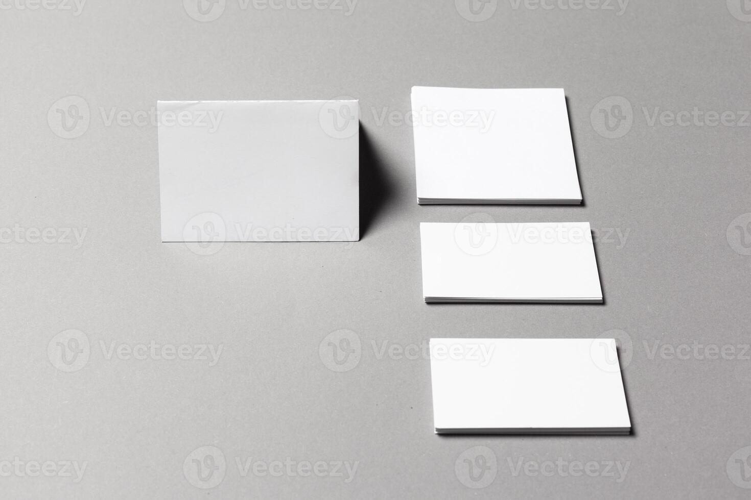 Mock up on grey background photo