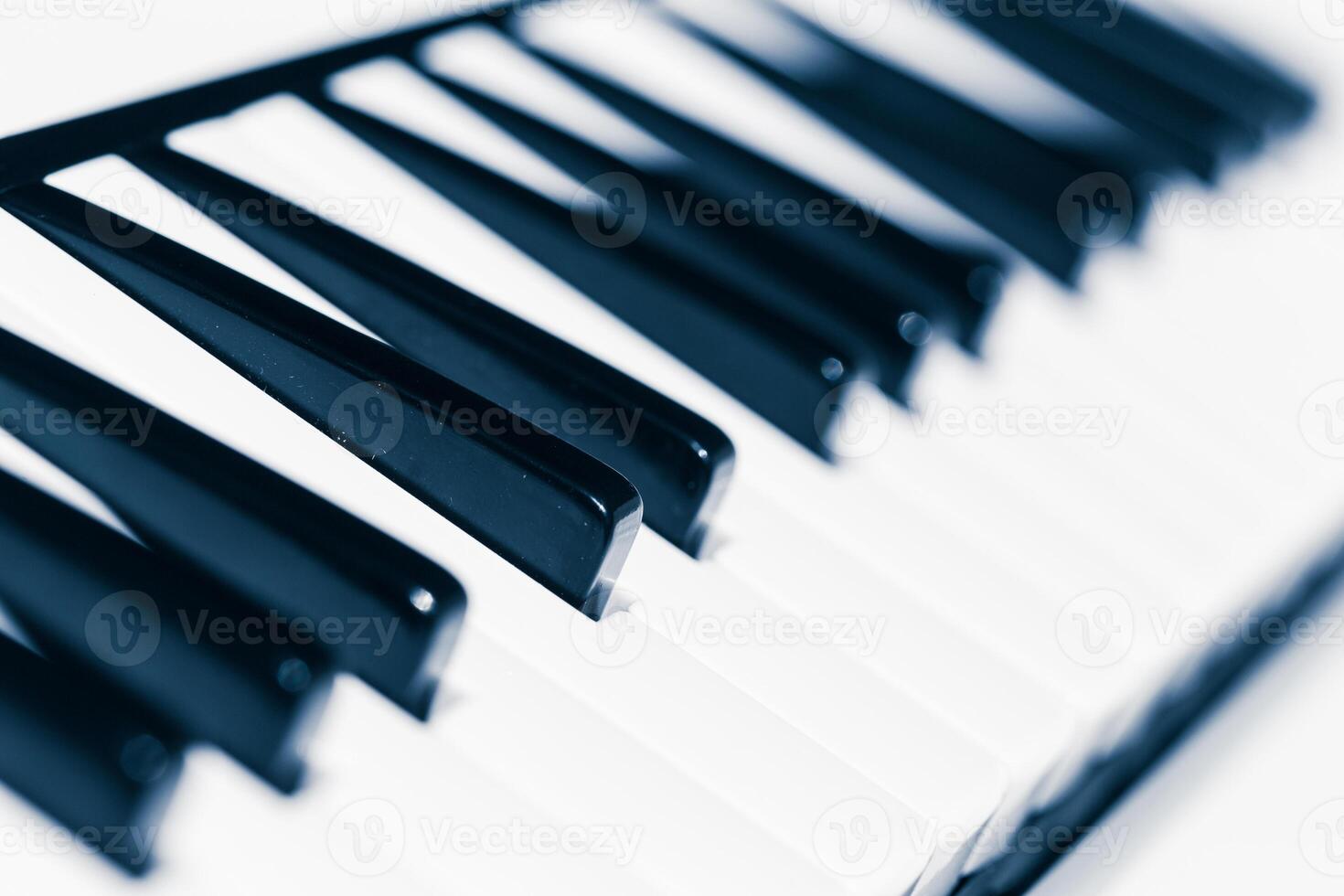 Close-up of Piano Keyboard photo