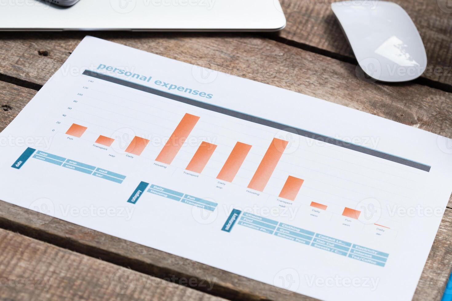 Business Line graph photo
