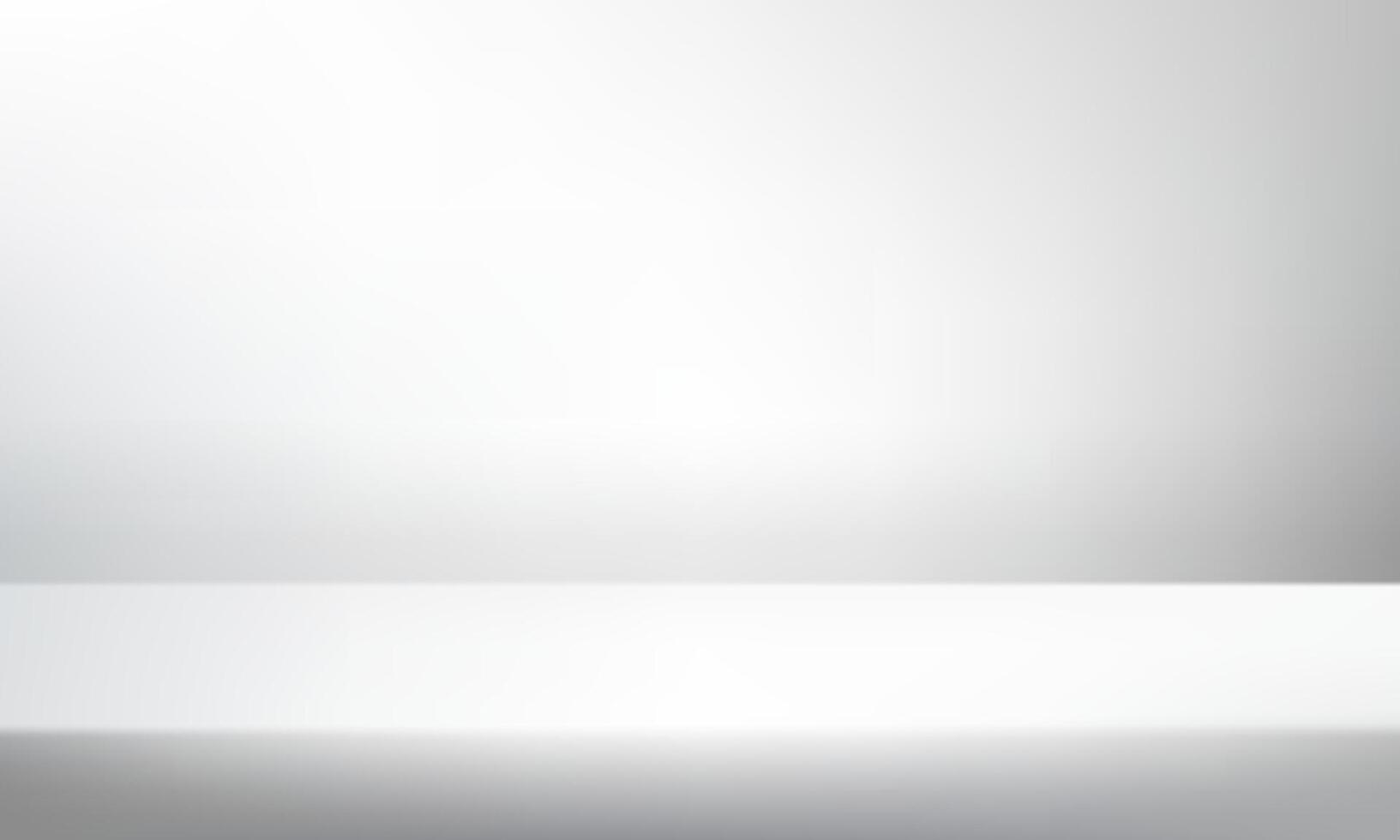 Empty Gray studio background. Abstract gradient White and gray. Space for selling products on the website. Background 3d. illustration. vector