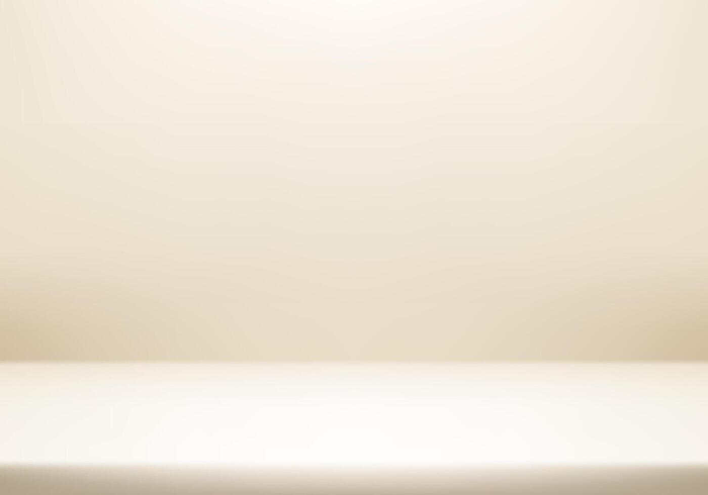 Empty Beige studio background. Abstract studio room platform design. Space for selling products on the website. illustration. vector
