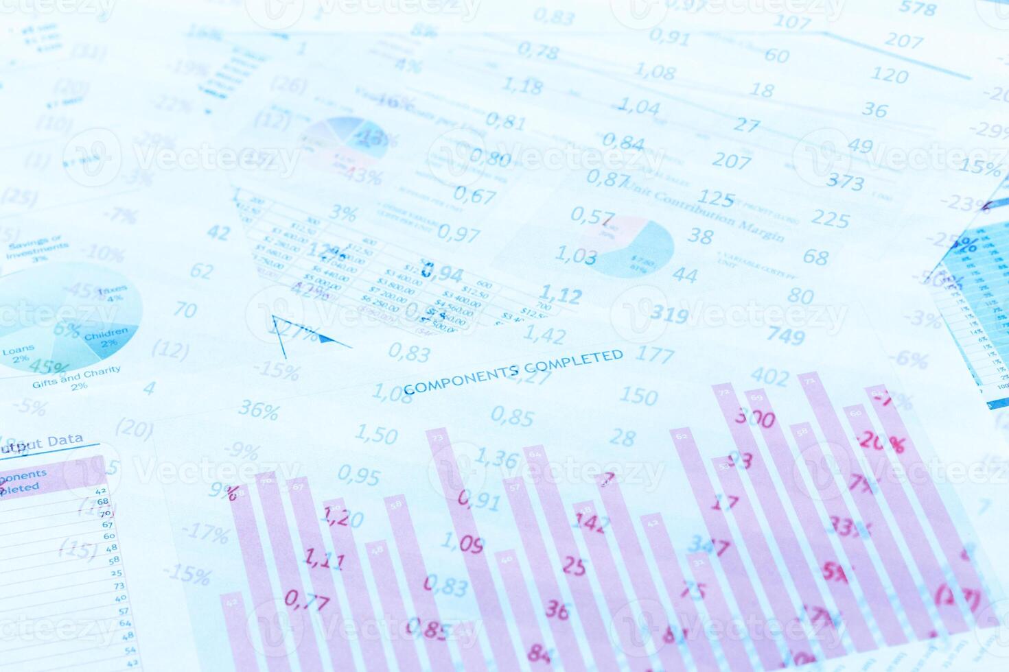 Business Line graph photo
