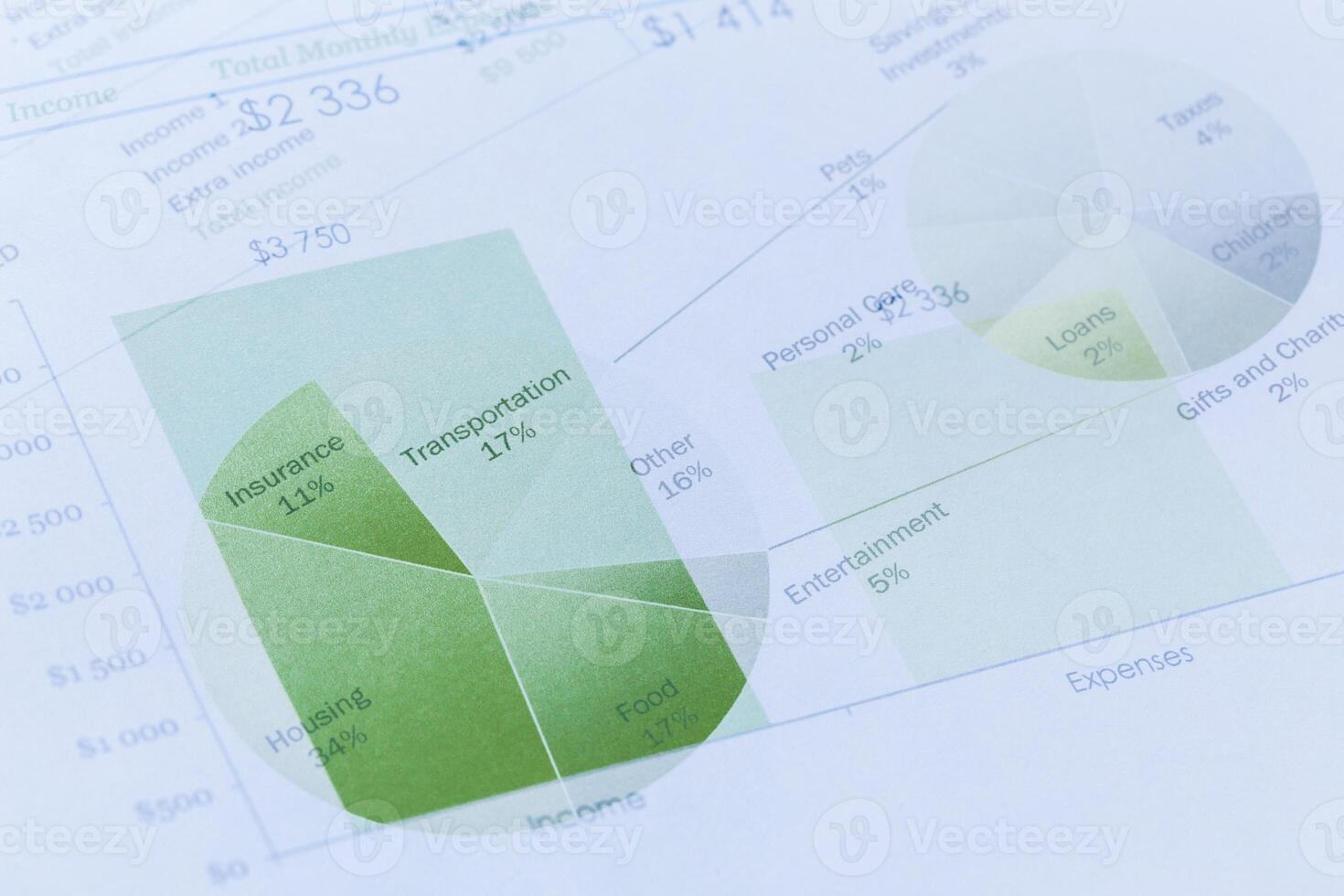 Business Line graph photo