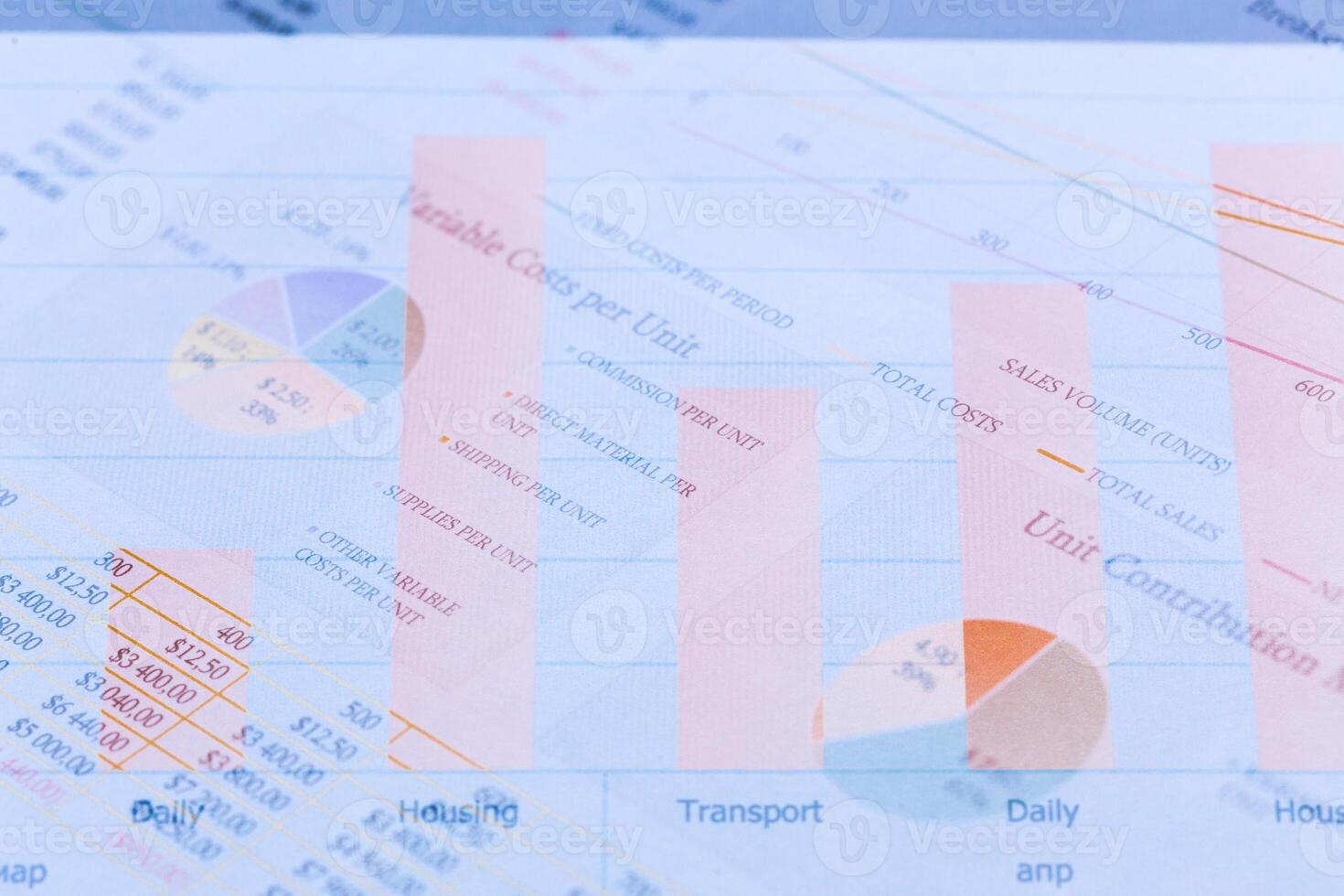 Business Line graph photo