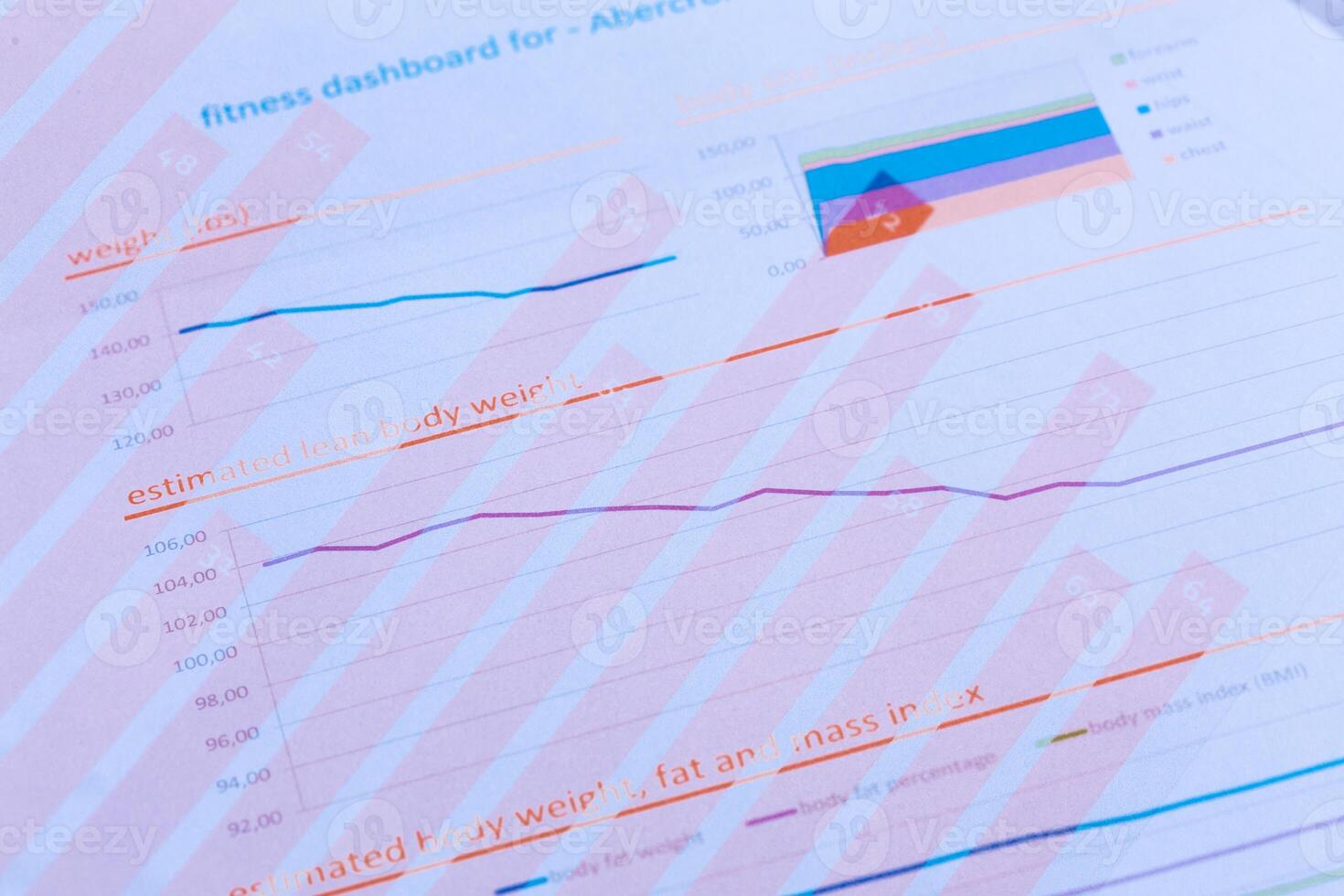 Business Line graph photo
