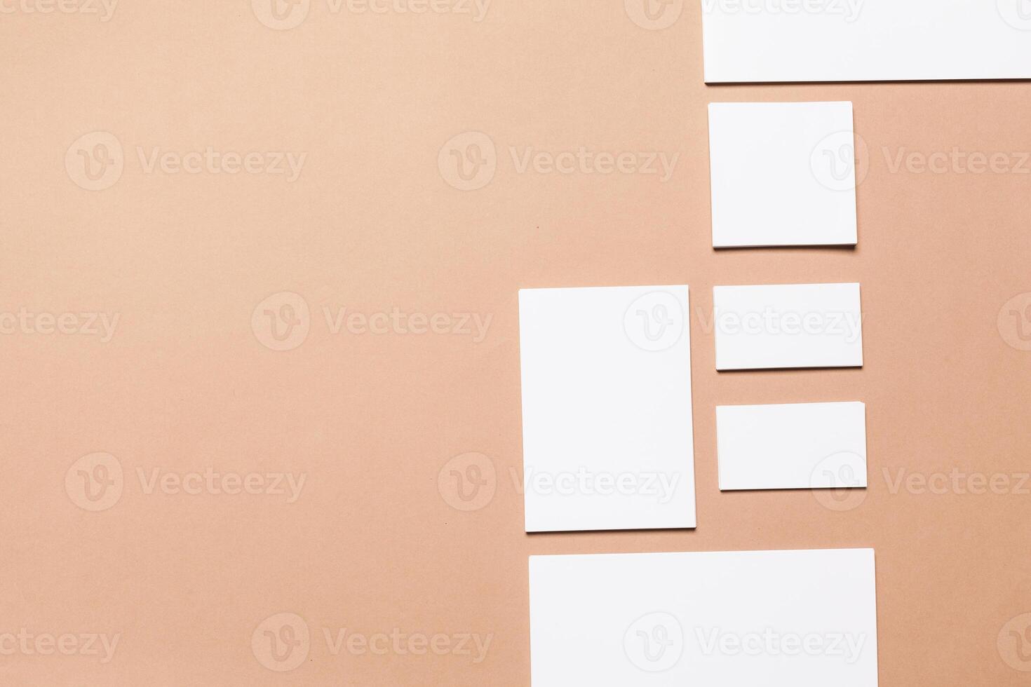 Mock up on beige background photo