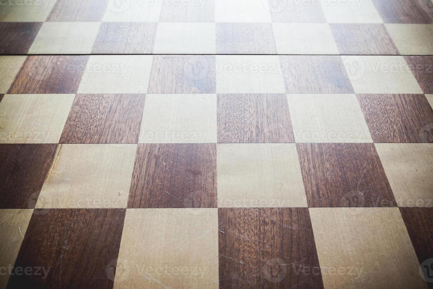 Background with vintage chess board photo