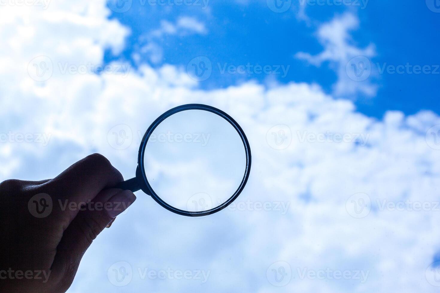 Magnifying Glass in the Hand photo