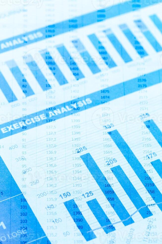Business Line graph photo