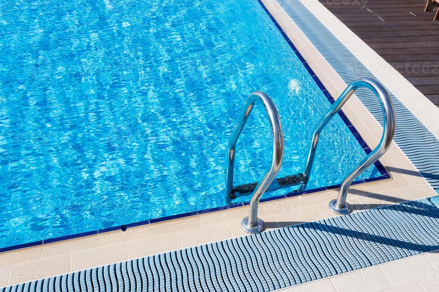steps in a water pool photo