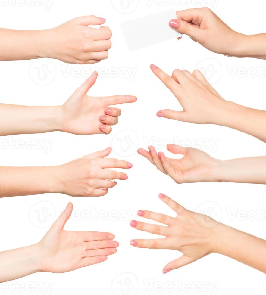 Various hand gestures for communication in a collaborative setting photo