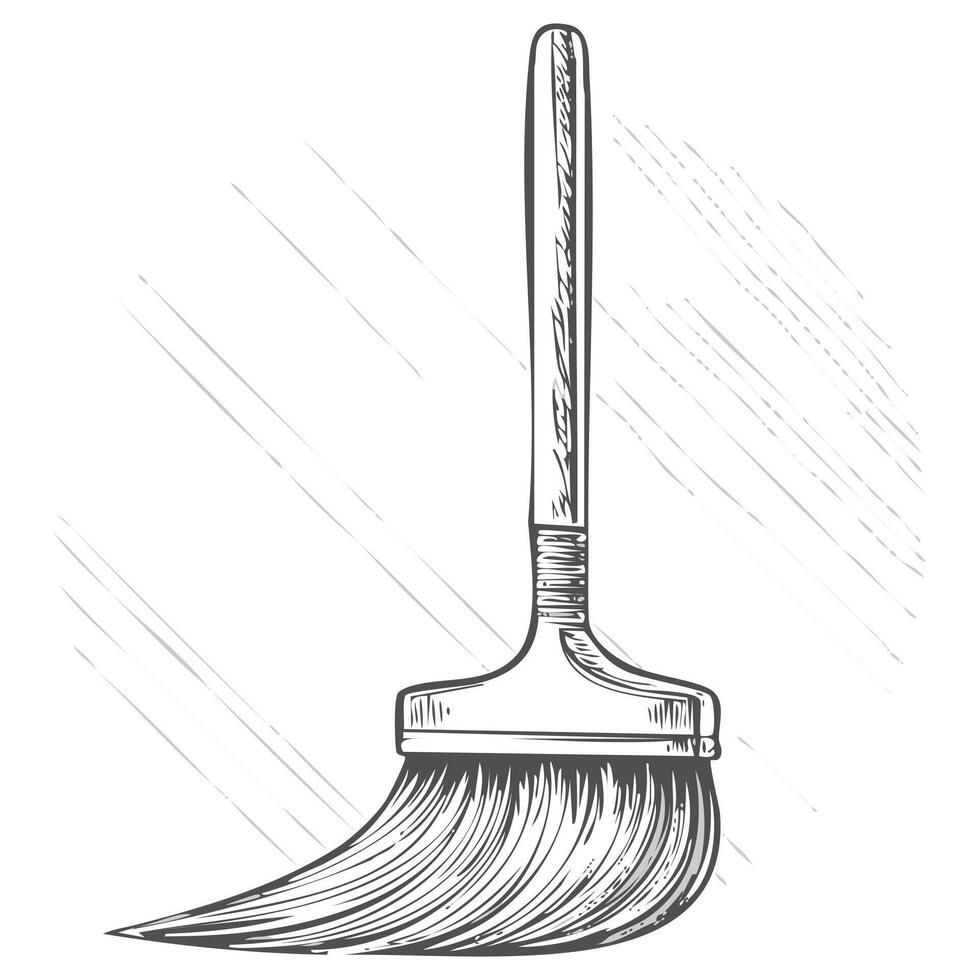 Broom Broomstick Sweep Household vector