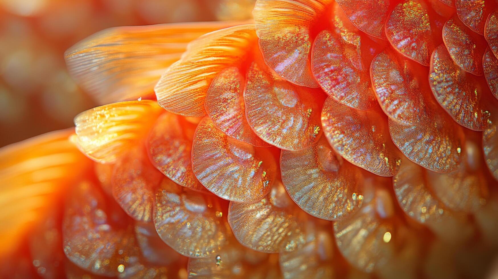 A close up of a fish's tail photo