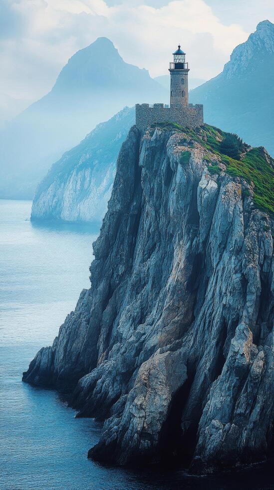 A large rock formation photo
