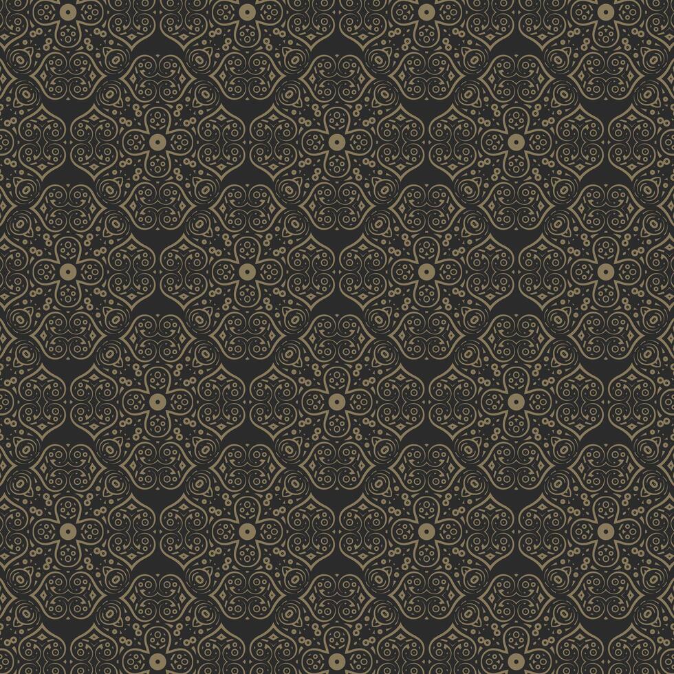 dark ethnic seamless artpattern template vector