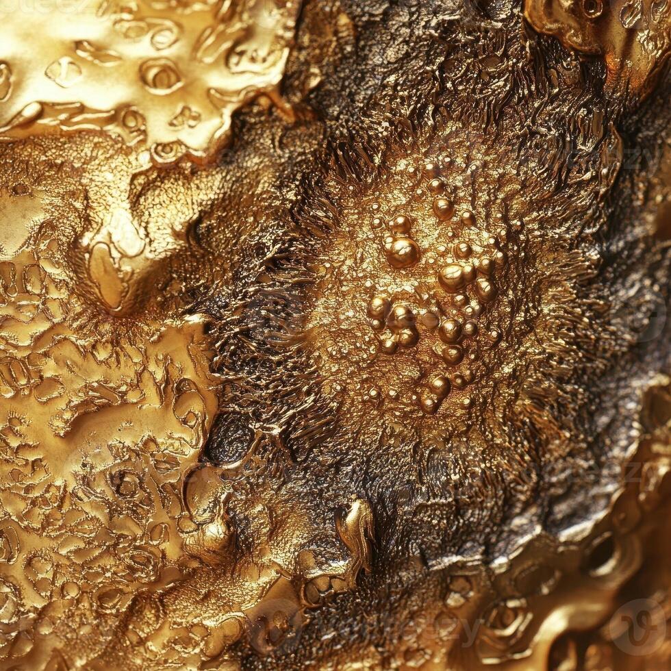 Abstract detail of a metallic surface shows textures and patterns photo