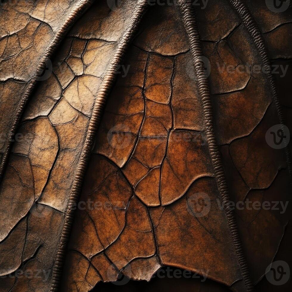 Abstract textured surface featuring a pattern of cracks and ridges photo