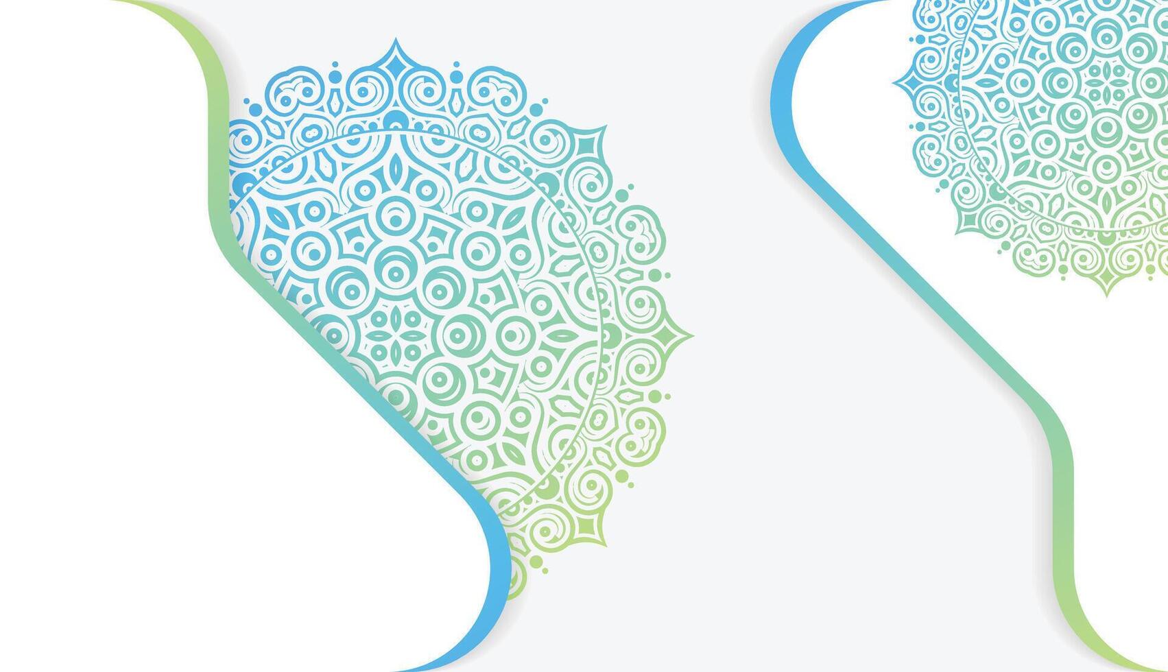 Colorful decorative art mandala background vector