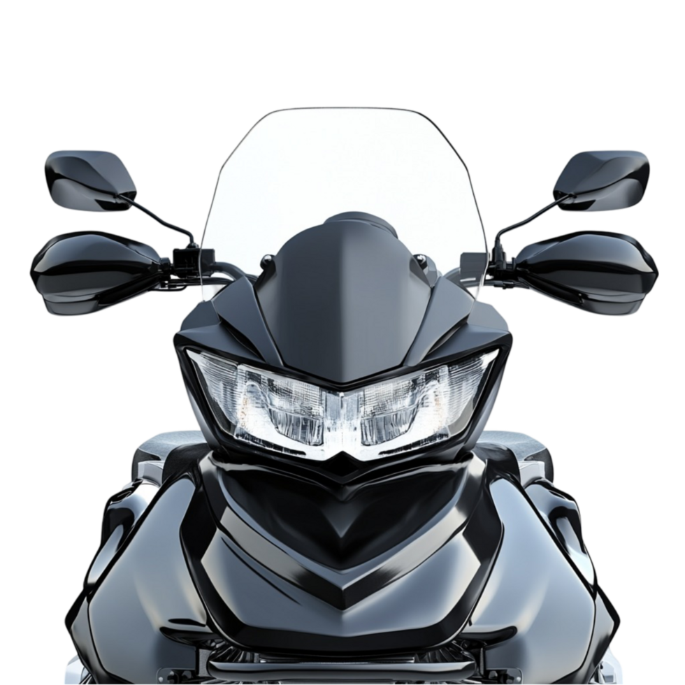 Futuristic Snowmobile Helmet with Integrated Head-Up Display png
