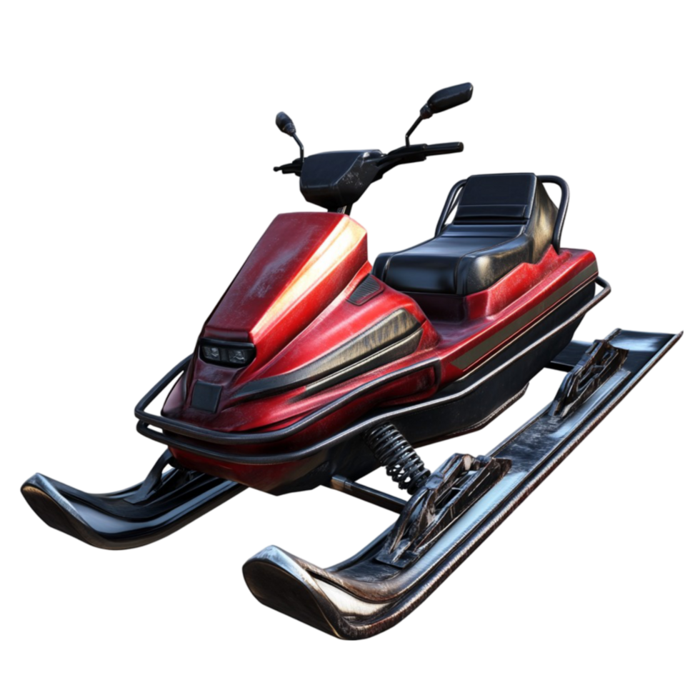 Foldable Blue and Black Snow Sled for Versatile png