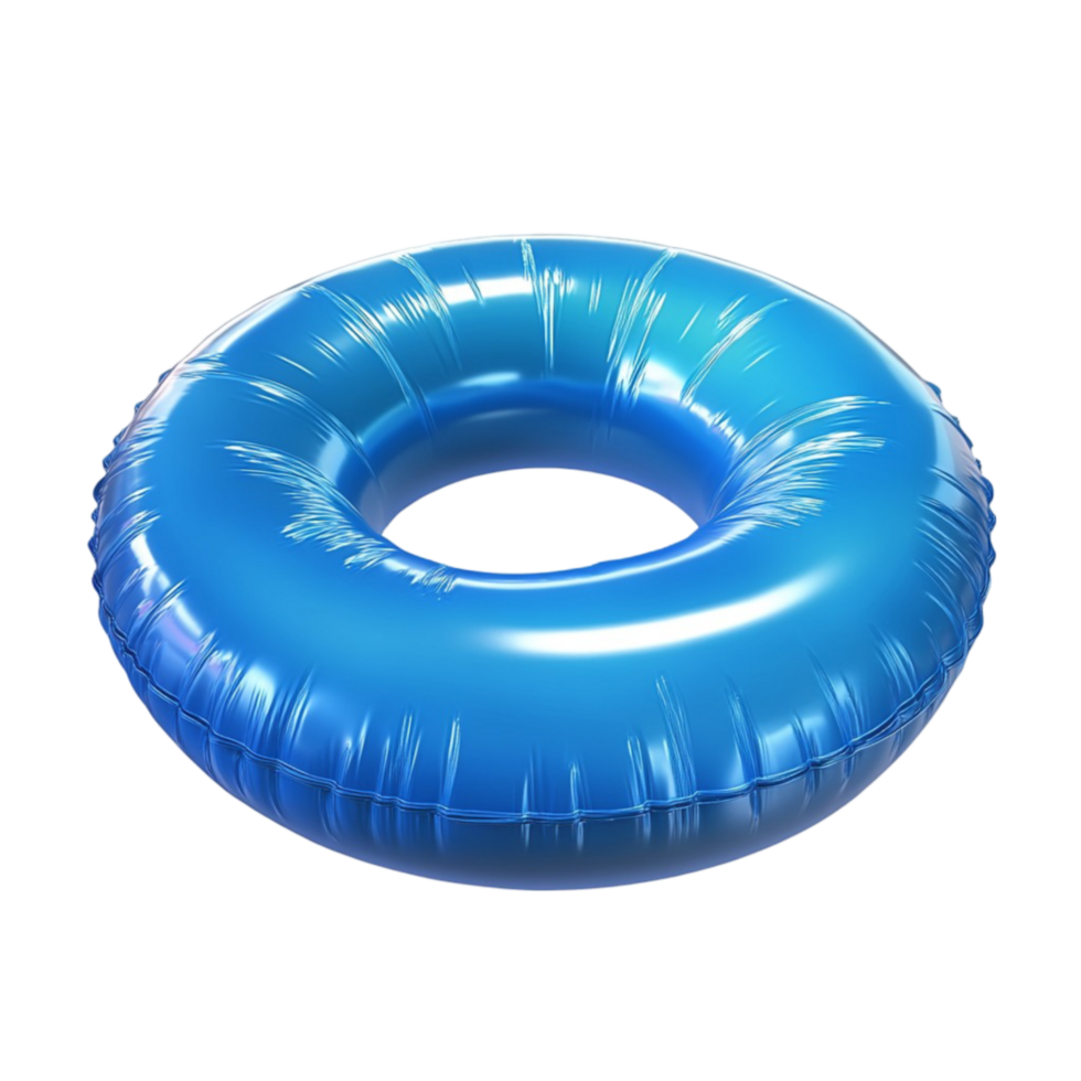 Shiny Transparent Pool Float Reflecting Sunlight Creating a Beautiful Glow on Water png