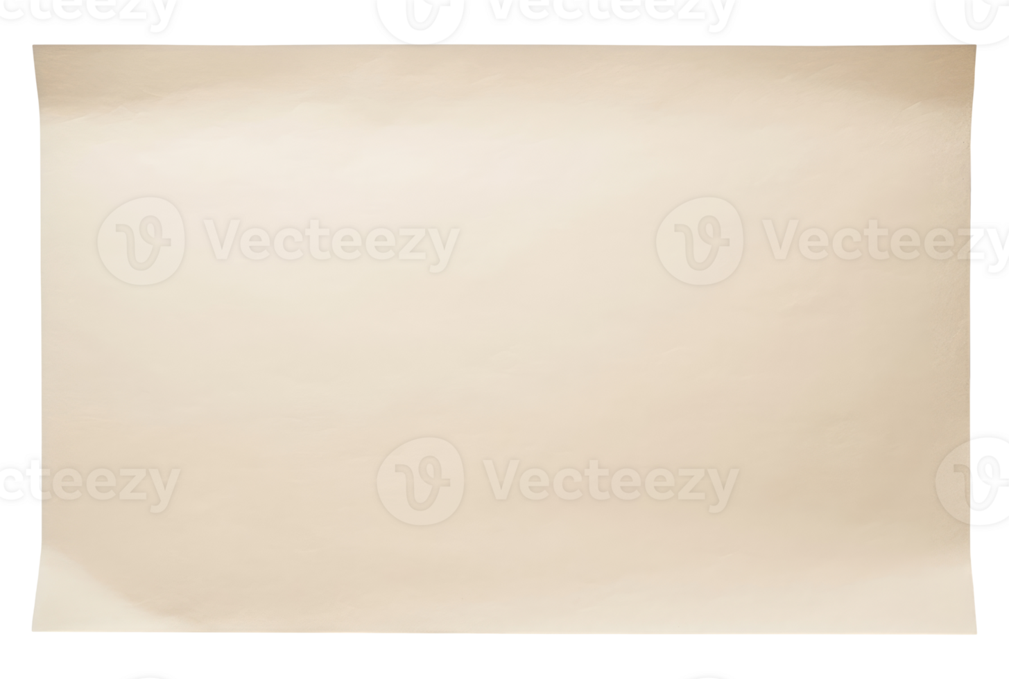 Blank horizontal paper sheet png