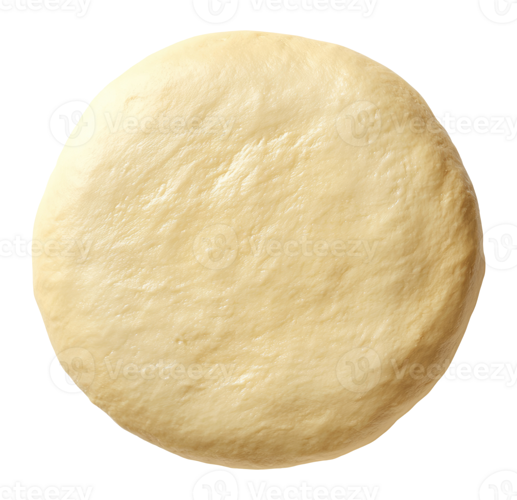 Round dough top view png