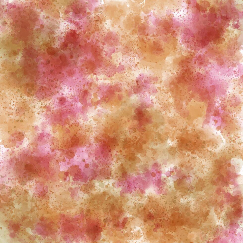 watercolor abstract background with pink and brown stains vector