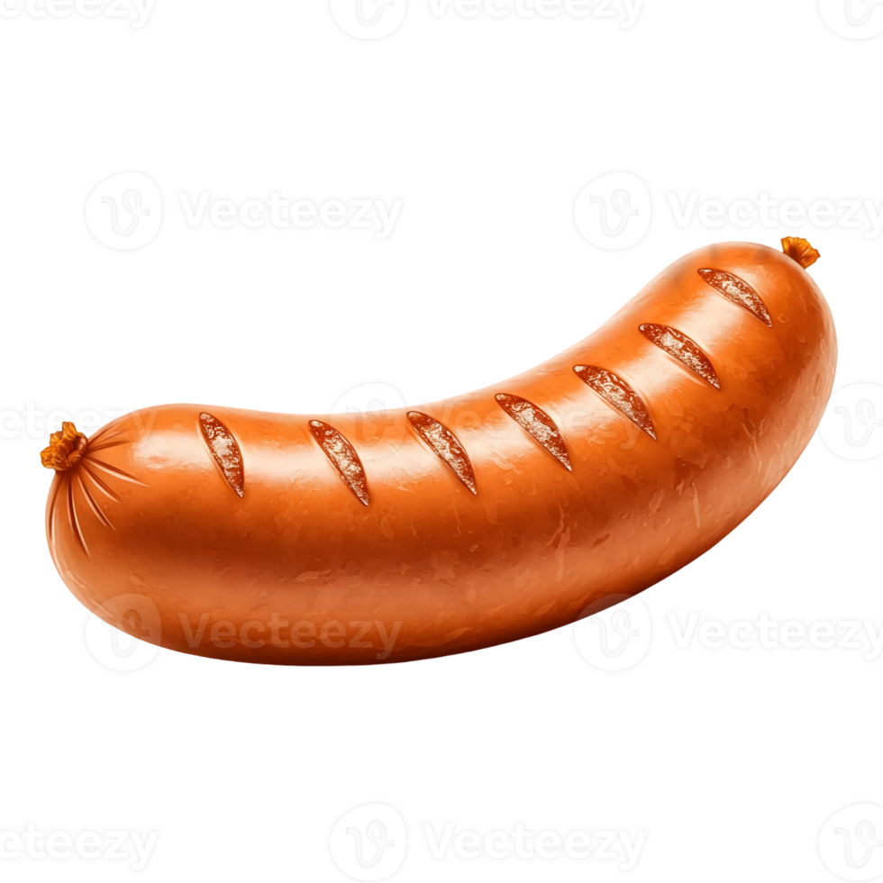a sausage on a transparent background png