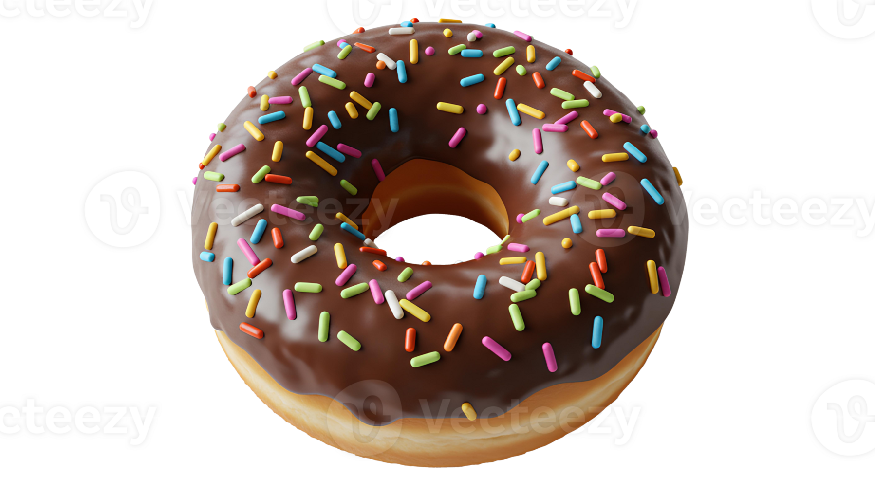 chocolate doughnut flat lay isolated transparent background donut top view dessert sprinkles food trends bakery visuals graphic elements social media posts content creation marketing strategies png