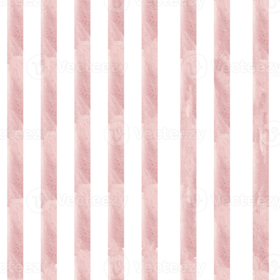 Pink vertical stripes seamless pattern. Hand drawn watercolor lines background for girlish decor, textile, fabric, stationery design. Women website, highlights and poster design png