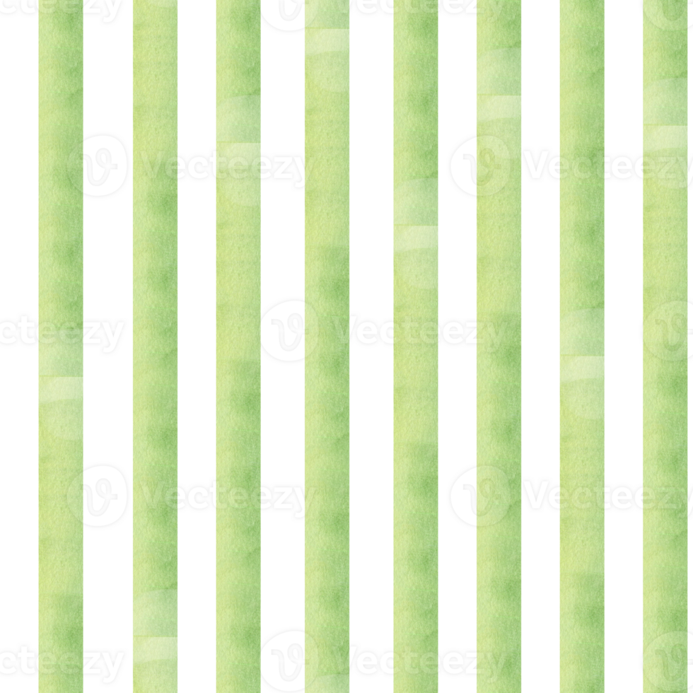 Green vertical lines seamless pattern. Hand drawn stripes background in nature colors for spring festive decor, kitchen textile, fabric design. Product packing png